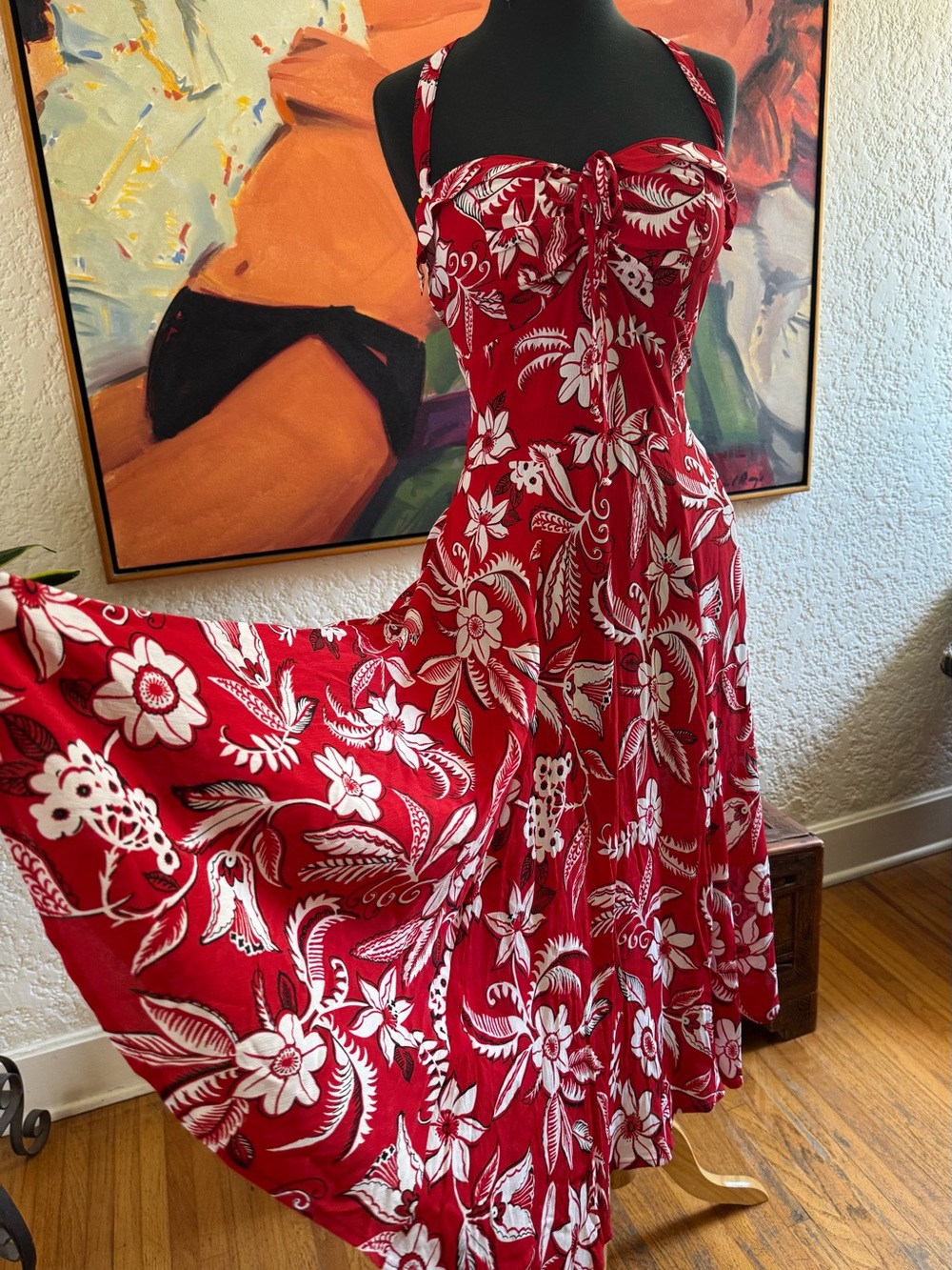 Beautiful retro 1950’s Style Hawaiian Sundress  with matching  bolero!